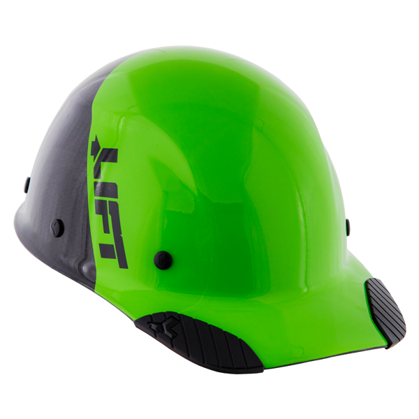Lift Safety DAX Fifty 50 Green Carbon Fiber Full Brim Hard Hat Head Protection Hard Hats